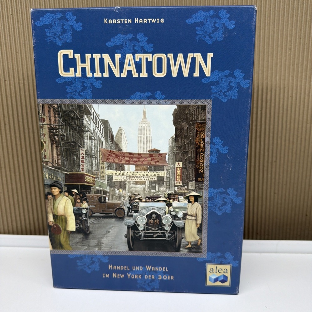 Chinatown Board Game 1st Edition Alea Ravensburger 1999 RARE OOP (GERMAN) VG/EX